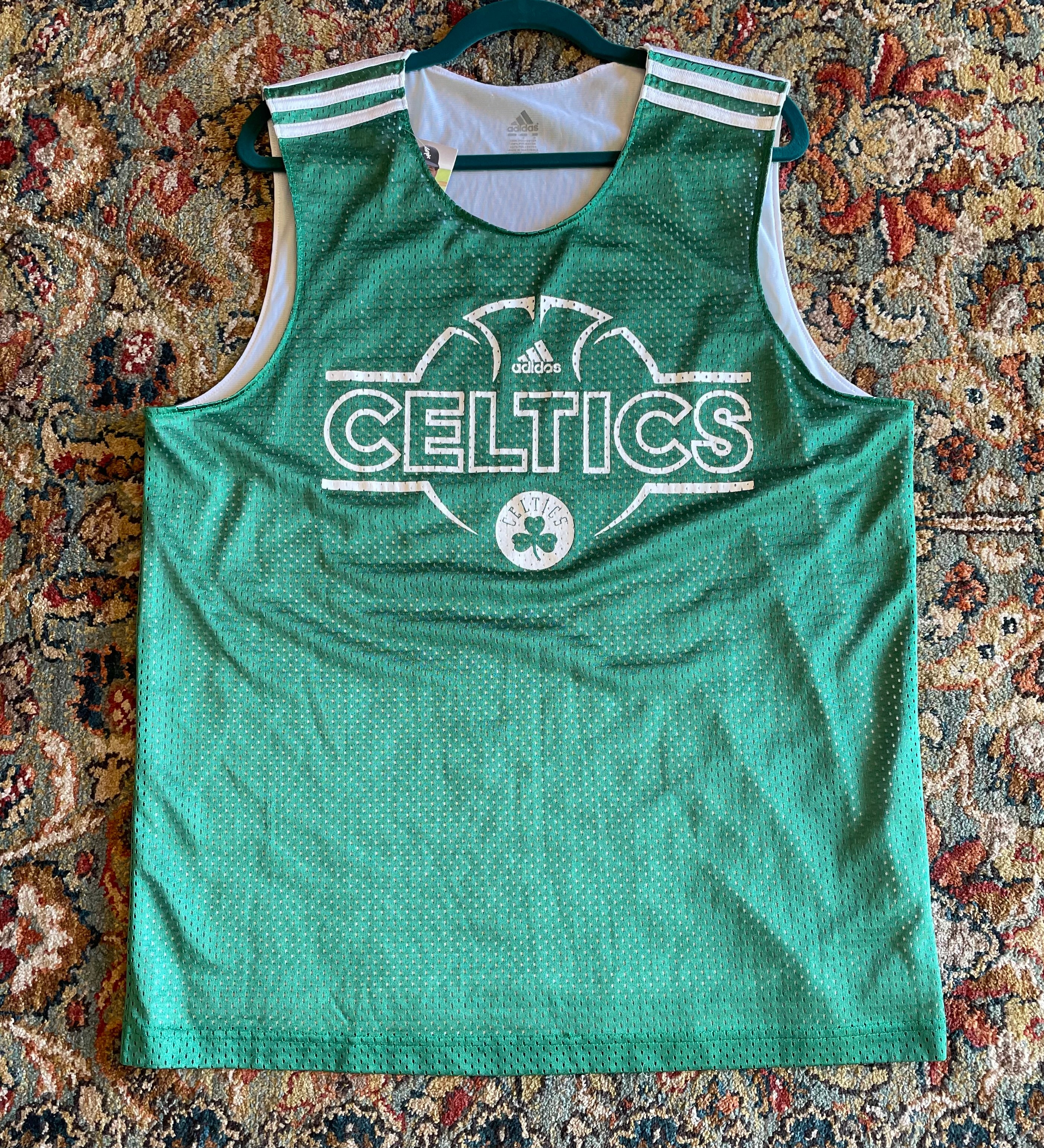 Adidas Boston Celtics practice jersey sz. L