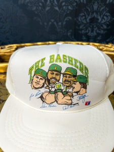 Vintage 80s Oakland A’s “The Bashers” Bash Brothers Caricature Hat