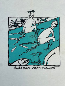 Alaskan fart fishing 1992 Tee XL ￼