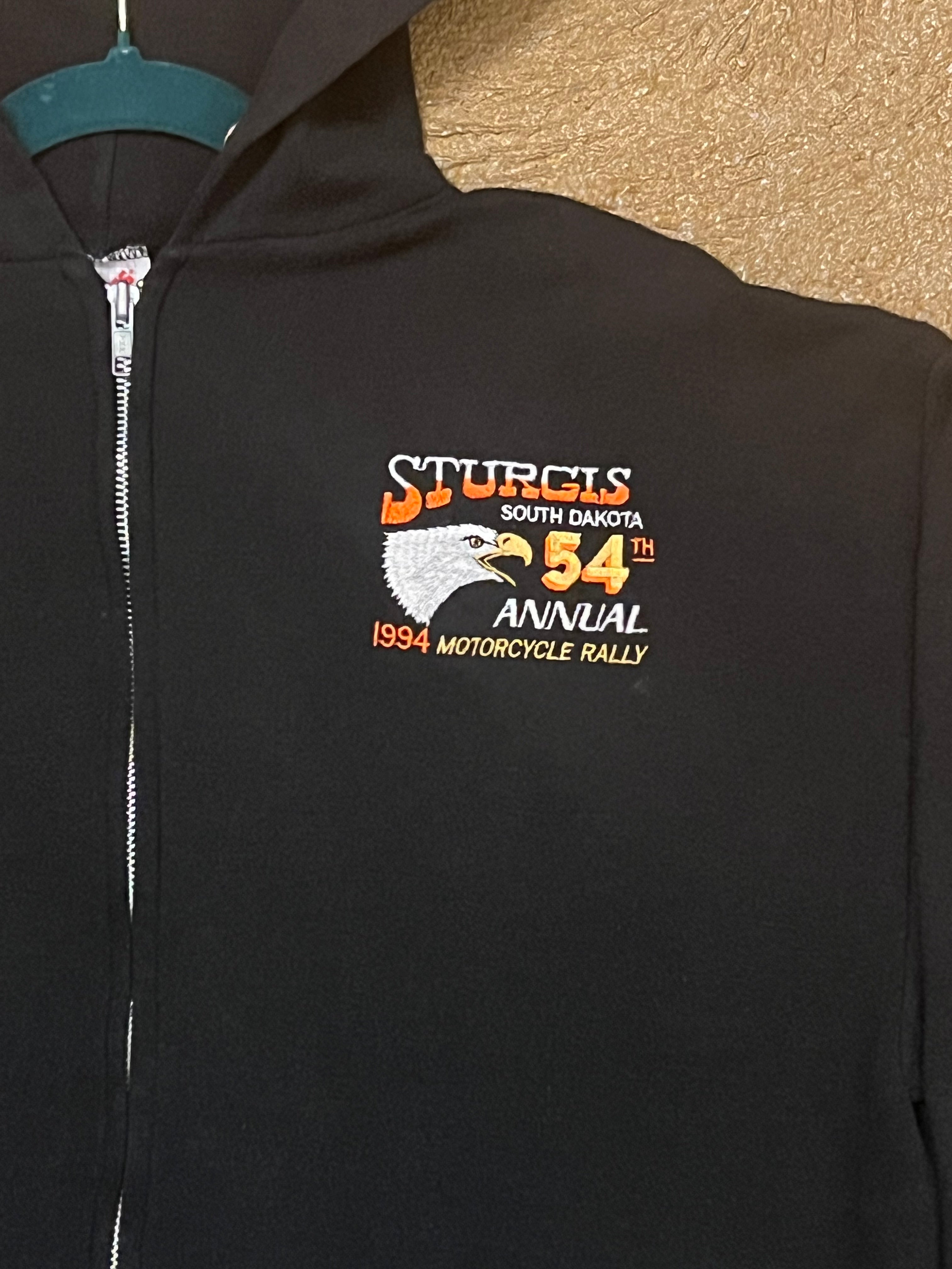 Vintage 94 Sturgis South Dakota 54th annual made in USA hoodie size XL