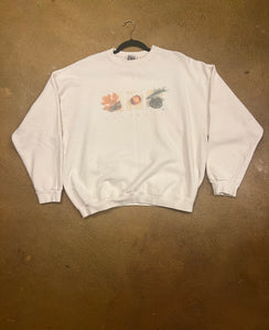 Vintage maize preserve cream sweatshirt fall Sz. large