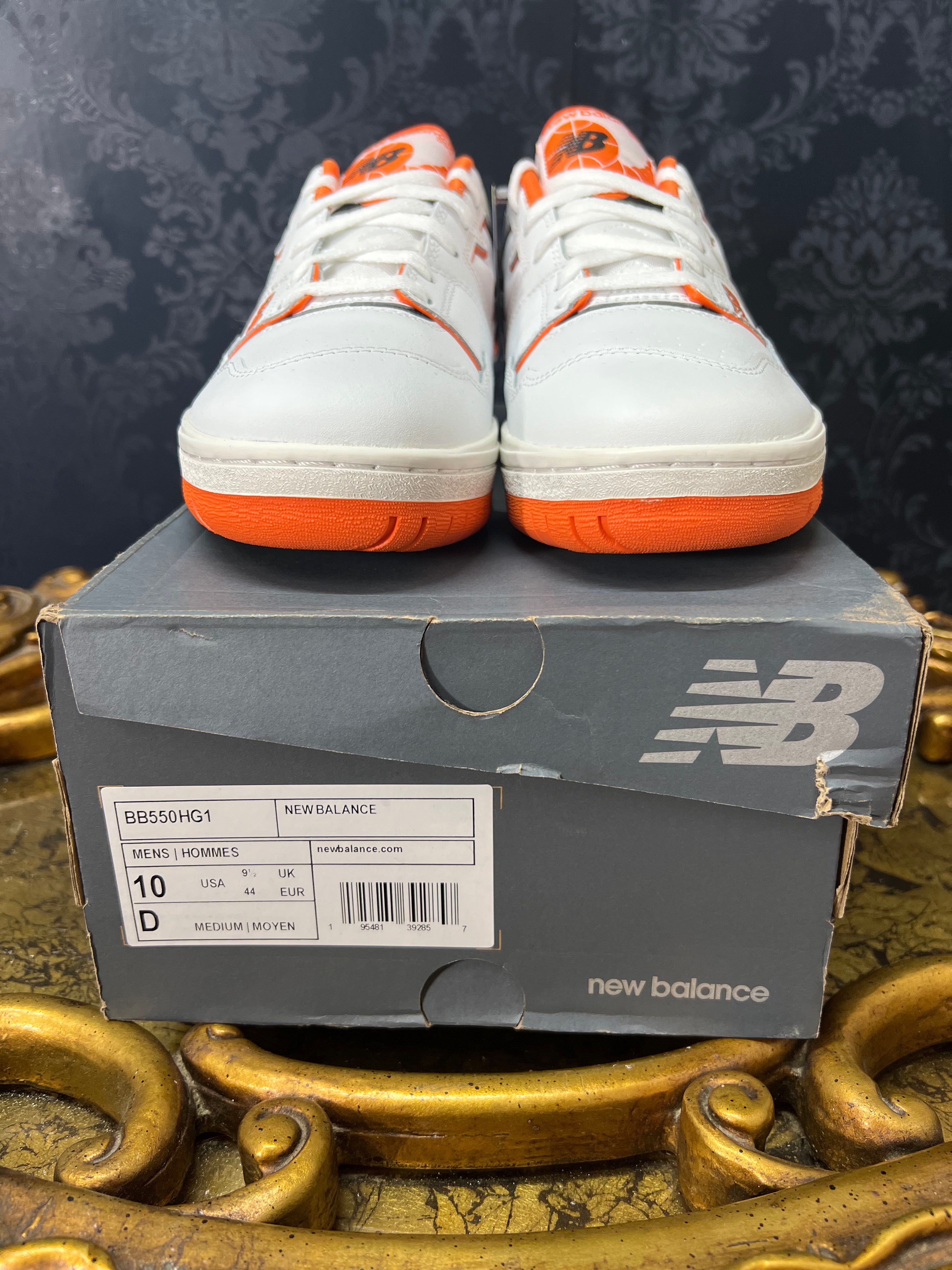 New Balance 550 "Varsity Orange" Mens Sz.10