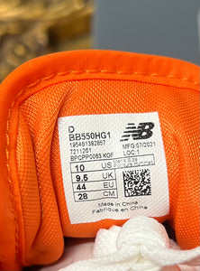 New Balance 550 "Varsity Orange" Mens Sz.10