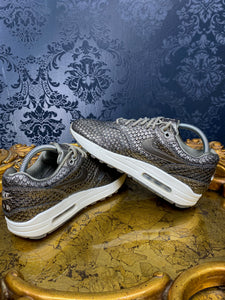 Rare Women's Air Max 1 Premium "Reptile Metallic Pewter"