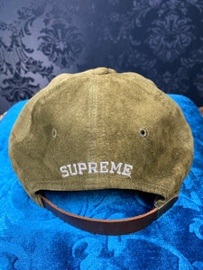 Supreme big "S" logo hat suede